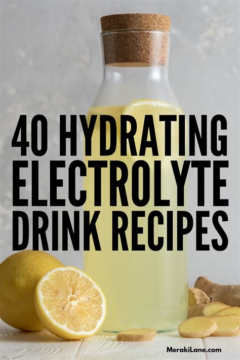 How Electrolyte Drinks Can Help You Get the Most Out of Your .